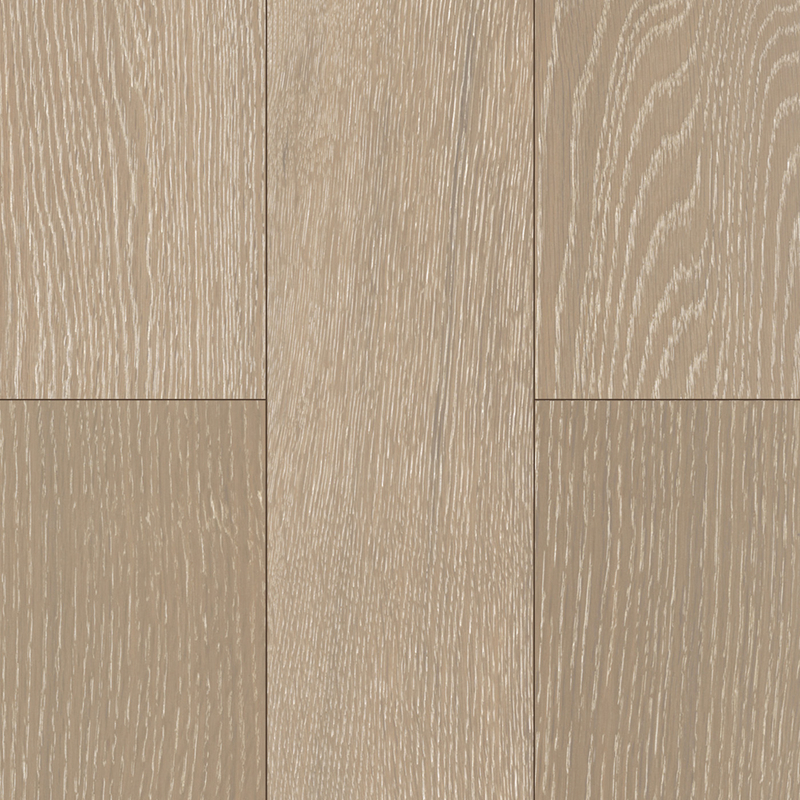Planchers de parquet de placage en chêne blanc blanc 