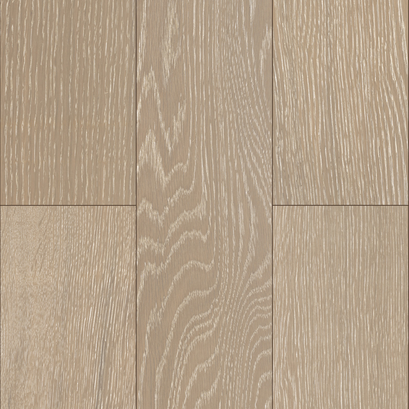 Planchers de parquet de placage en chêne blanc blanc 