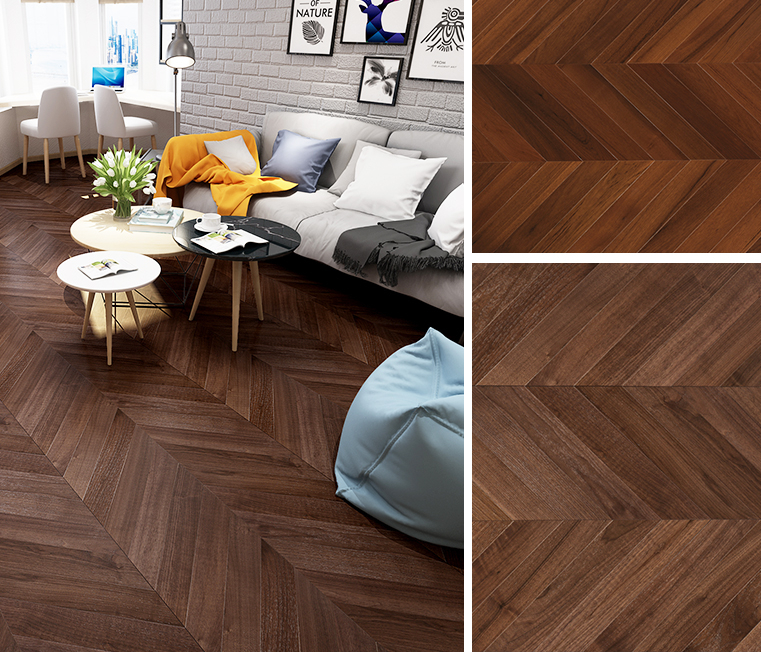 Plancher en bois d'ingénierie