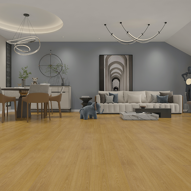 Plavier en bois de plancher SPC en chêne naturel 