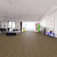 Plancher en plastique en bois de chêne urbain 